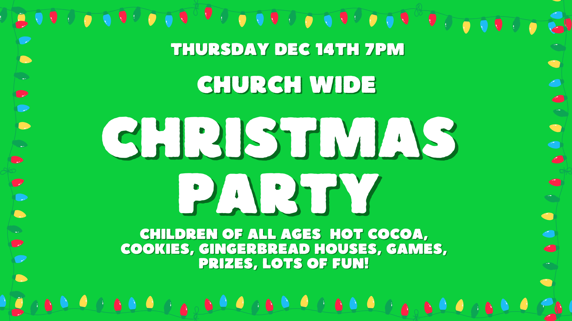 Church Wide Christmas Party