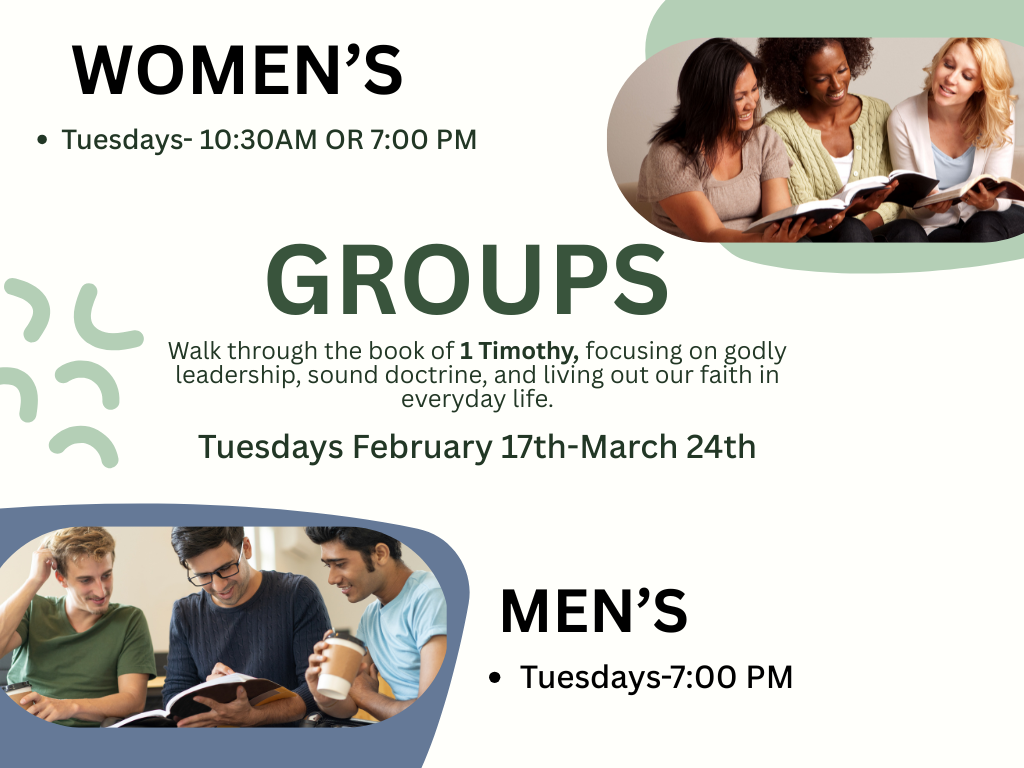 Groups: Men’s & Women’s